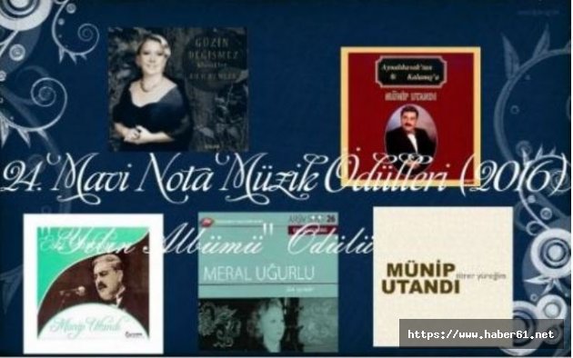 24. Mavi Nota Müzik ödülleri Trabzon'da verilecek