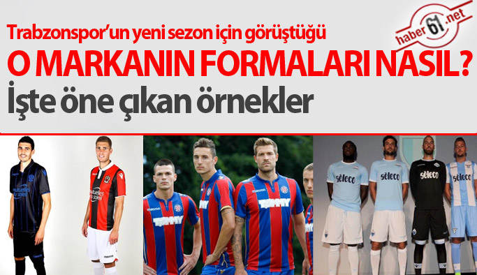 Trabzonspor'un yeni formaları böyle olabilir!