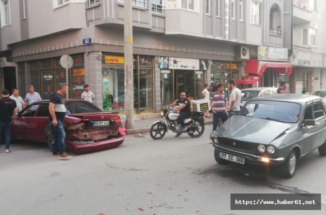 Bafra'da kaza: 1 yaralı 