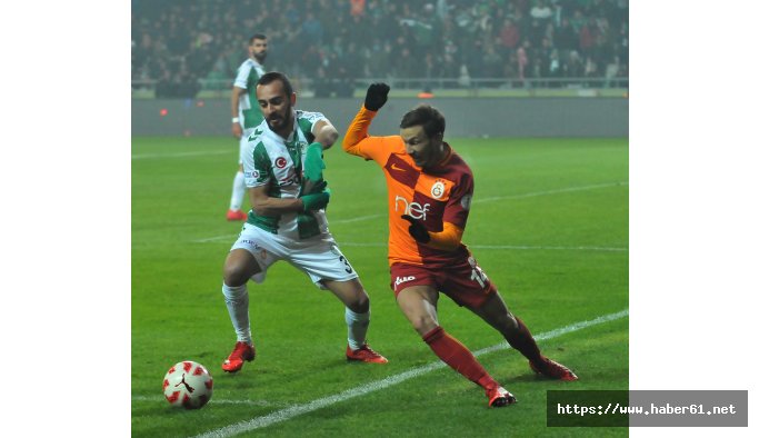 Galatasaray ile Konyaspor berabere kaldı