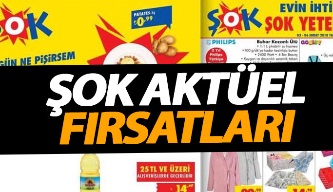 Şok Aktüel haftasonu fırsatları