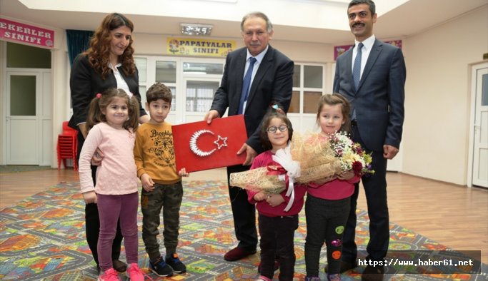 Sömestr bitti, Vali Doğanay çocukları ziyaret etti