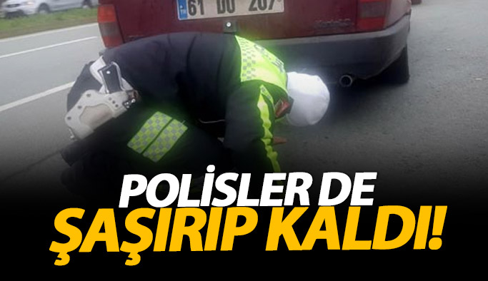 Rize'de modifiye araçlar polisi bile şaşırttı