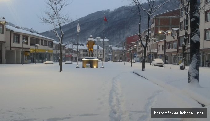 Ordu'da 2 ilçede okullara kar tatili