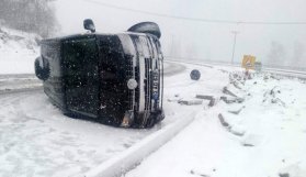 Gümüşhane'yi kar vurdu