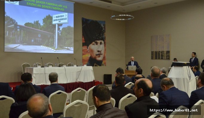 Erzincan'da şeker fabrikası için ortak çözüm arayışına gidildi 