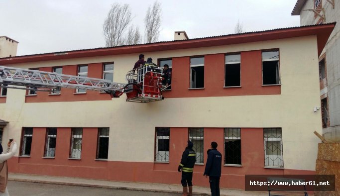 Bayburt itfaiyesinden yangın tatbikatı