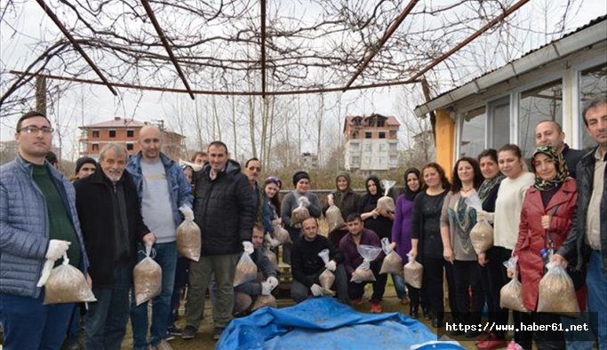 Ordu'da mantar yetiştiriciliği kursu verildi