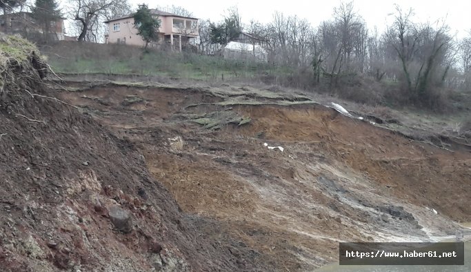 Hastane inşaatı fındıklıkta heyelan yarattı