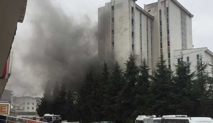 Son dakika... Ordu Devlet Hastanesi'nde yangın çıktı!