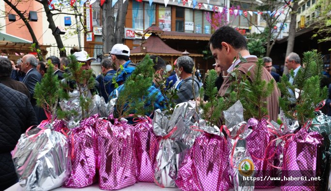 Artvin'de 3 bin 500 fidan dağıtıldı