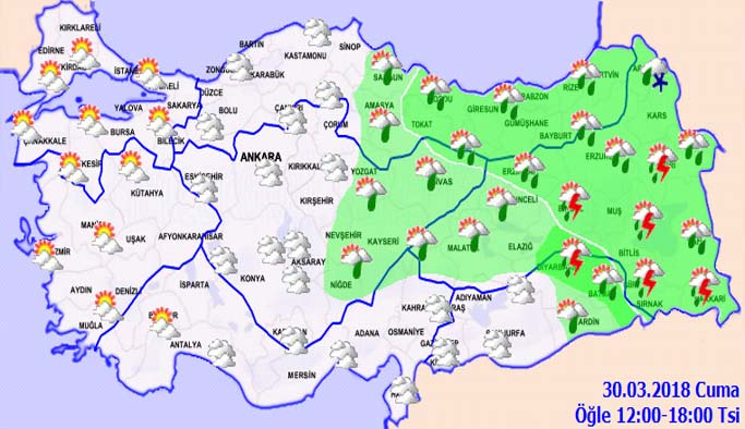 Trabzon'da hava nasıl olacak? 30.03.2018