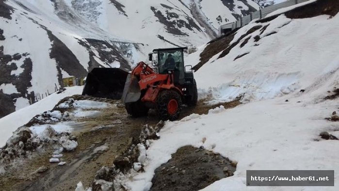 Rize'de kar nedeniyle kapalı yayla yolları açılıyor 