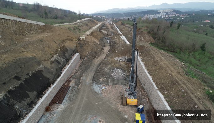 Heyelan yüzünden Ordu Çevre yolu gecikecek