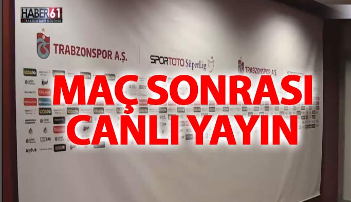 Maç sonrası canlı yayın