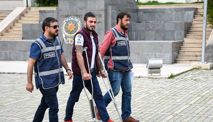 Gümüşhane'de polise saldıran şahıs tutuklandı