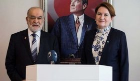 Akşener, Karamollaoğlu görüştü