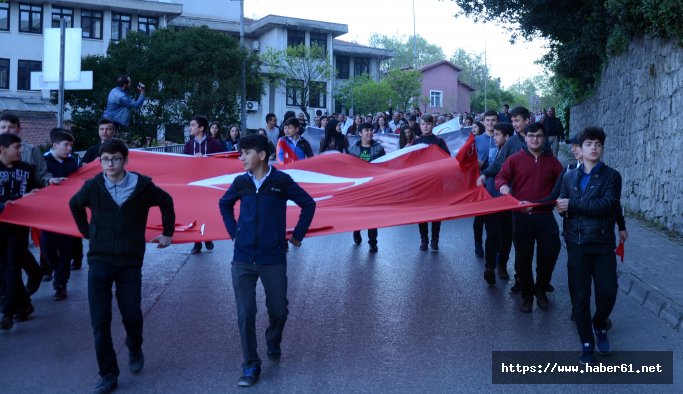 Zonguldak’ta 'Çanakkale Vefa Yürüyüşü'