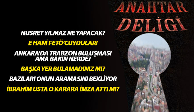 Anahtar Deliği 26.04.2018