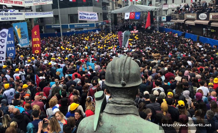 Zonguldak'ta 1 Mayıs coşkusu