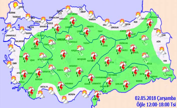 Trabzon'da hava nasıl olacak? 02.05.2018