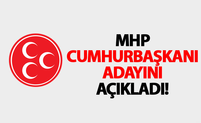 İŞTE MHP'nin cumhurbaşkanı adayı!