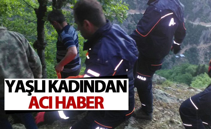 Artvin'de kaybolan kadından acı haber