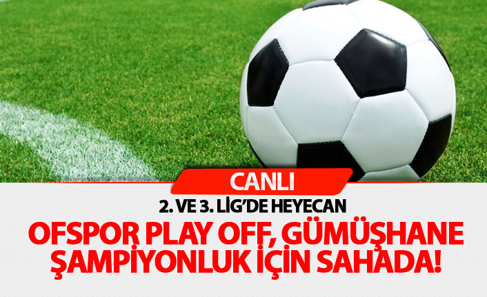 3. ve 2. Lig'de son hafta heyecanı