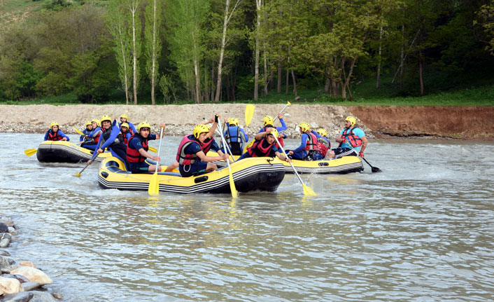 Raftingciler, dünya kupasına Rize'de hazırlanıyor