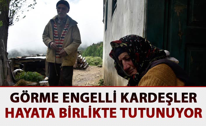 İki kardeş hayata birlikte tutunuyor