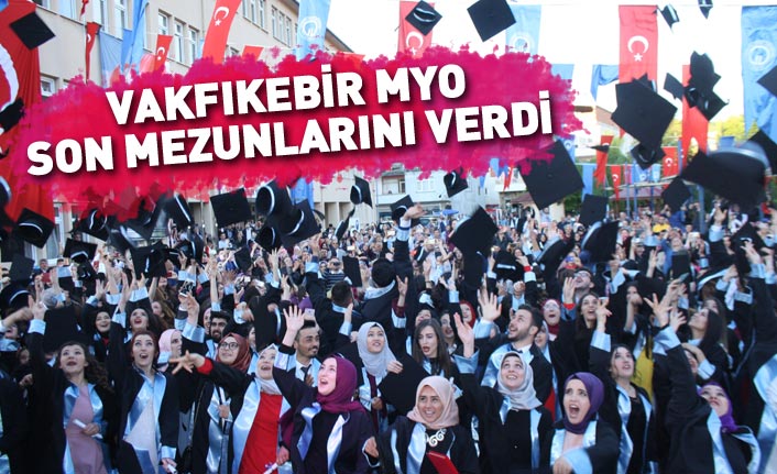 KTÜ Vakfıkebir MYO son mezunlarını verdi 