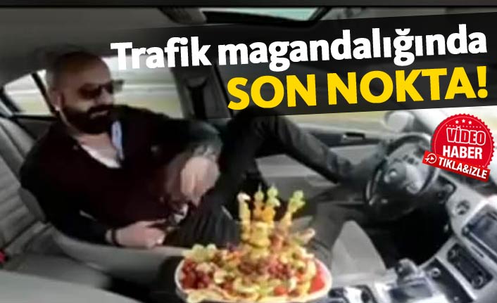 Trafik magandalığının bu kadarı!