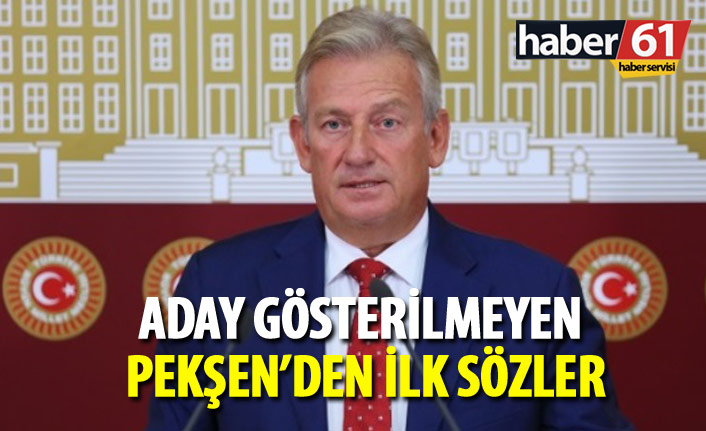 CHP'den aday gösterilmeyen Haluk Pekşen'den ilk sözler