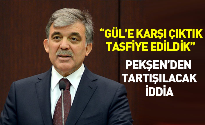 Aday gösterilmeyen Haluk Pekşen'den Abdullah Gül çıkışı