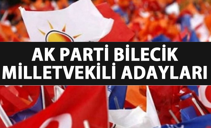 Bilecik AK Parti milletvekili adayları listesi...