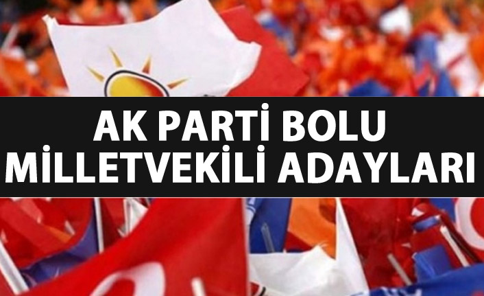 AK Parti Bolu milletvekili adayları listesinde hangi isimler var?