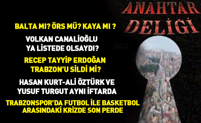 Anahtar Deliği 23.05.2018