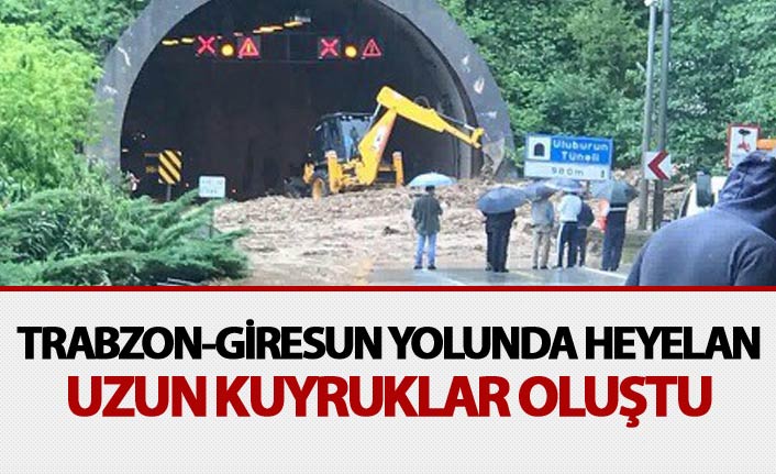 Trabzon - Giresun yolunda heleyan