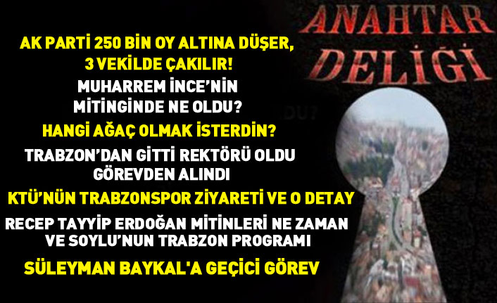 Anahtar Deliği 30.05.2018