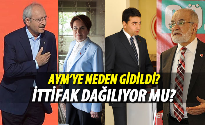 AYM'ye neden gidildi? İttifak dağılacak mı?