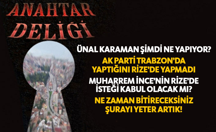 Anahtar Deliği 31.05.2018