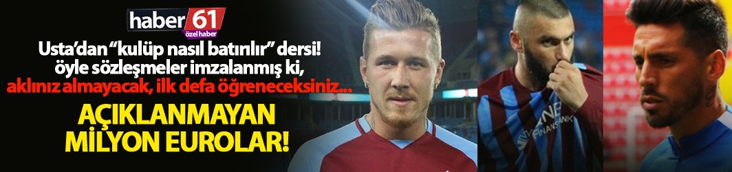 Sosa, Kucka ve Burak’ın sözleşmelerinde ilk kez öğreneceğiniz şok detaylar!