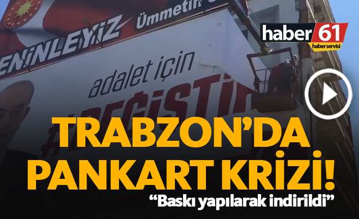 Trabzon'da pankart krizi