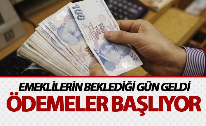 Emeklilerin beklediği gün geldi