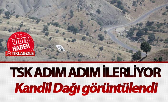 TSK Kandil'e ilerliyor - Kandil Dağı görüntülendi