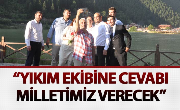 Vehbi Koç: “Yıkım ekibine cevabı milletimiz verecek”