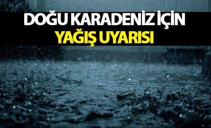 Meteoroloji'den bölgemiz için yağış uyarısı! - 18 Haziran 2018