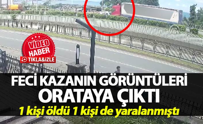 Rize'deki feci kazanın görüntüleri ortaya çıktı