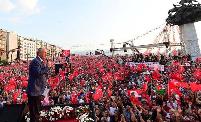 İnce'den İzmir'de rekor miting