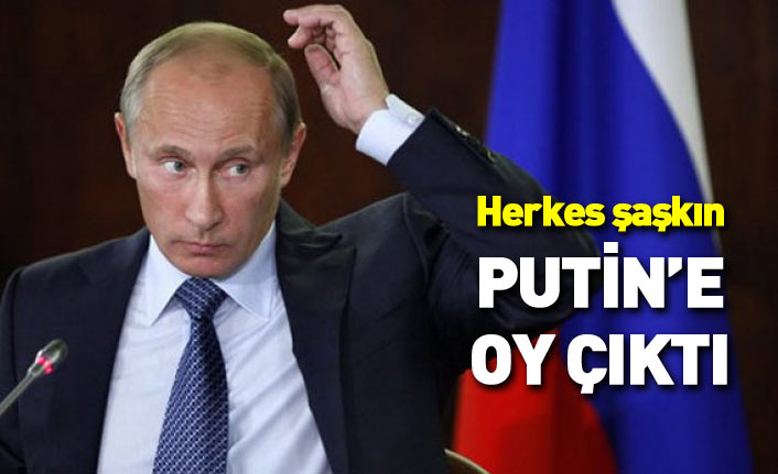 Seçimde bir garip olay... Sandıktan Vladimir Putin'e oy çıktı